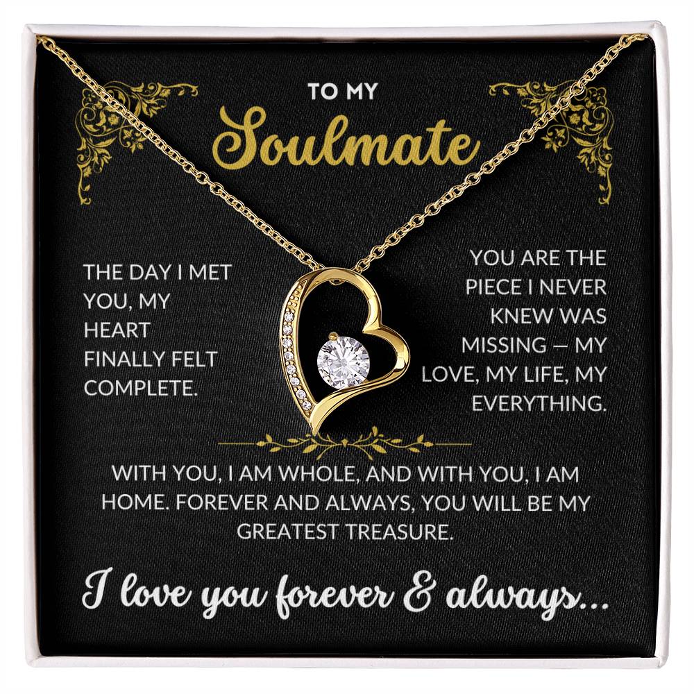 To My Soulmate - You Are My Home (Black Background)