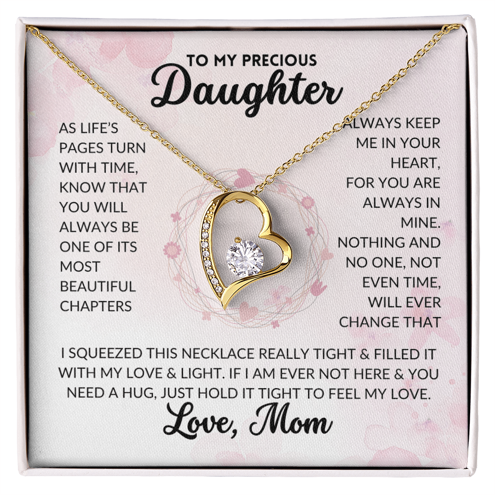 Forever Love Necklace - To My Daughter, From Mom