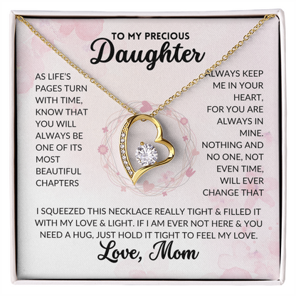 Forever Love Necklace - To My Daughter, From Mom