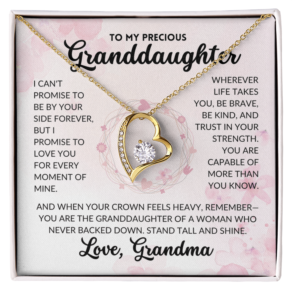 Forever Love Necklace - To My Granddaughter, From Grandma
