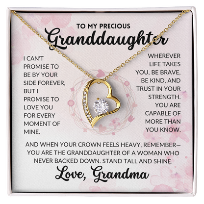 Forever Love Necklace - To My Granddaughter, From Grandma