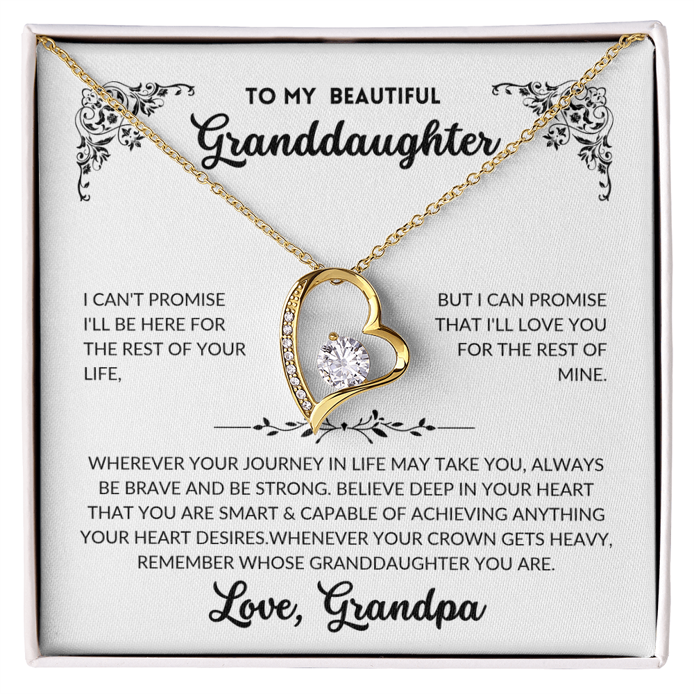 To My Beautiful Granddaughter - A003