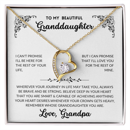 To My Beautiful Granddaughter - A003
