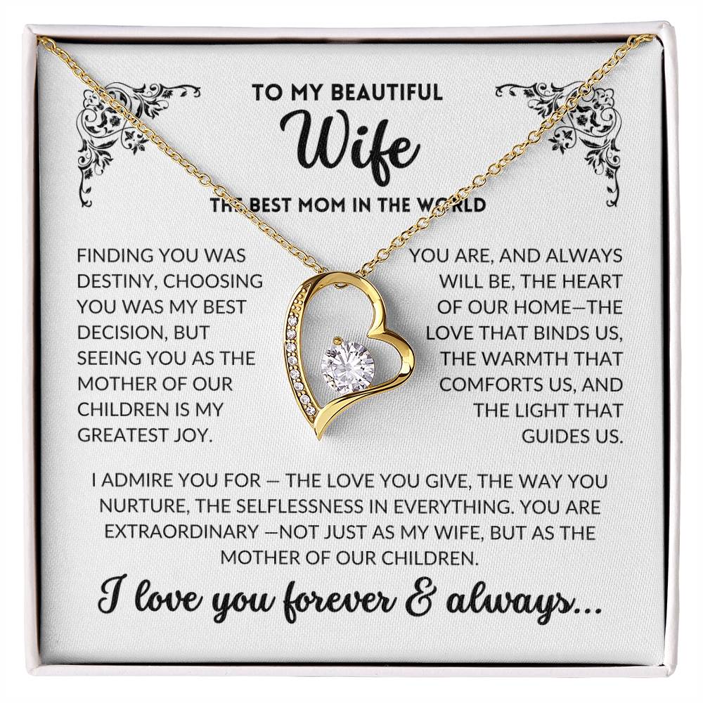 (Almost Sold Out) You are my Best Decision - To My Wife, The Best Mom (B/W)