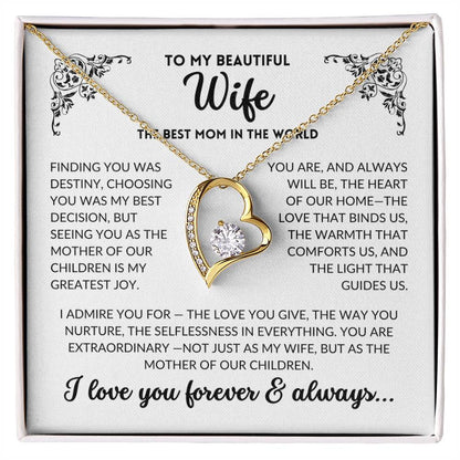 (Almost Sold Out) You are my Best Decision - To My Wife, The Best Mom (B/W)