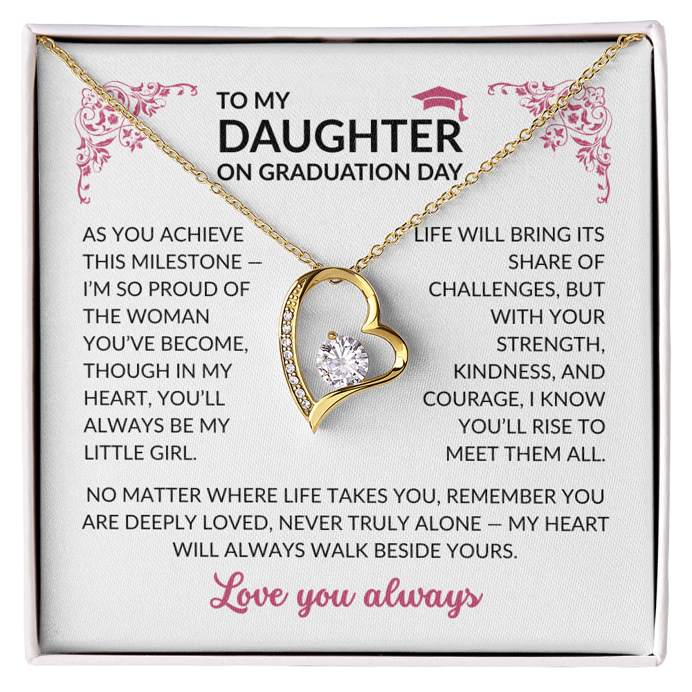I'm So Proud Of You - Graduation Necklace, To My Daughter