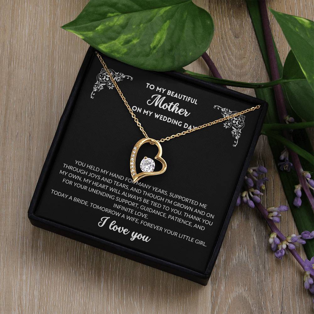 To My Beautiful Mother On My Wedding Day - M005