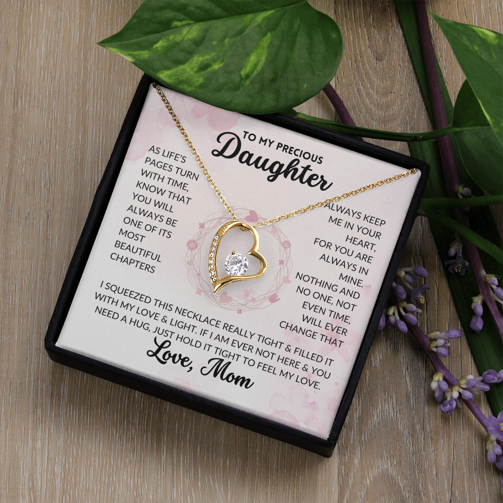 Forever Love Necklace - To My Daughter, From Mom