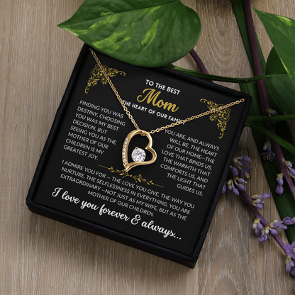 You Are My Best Decision- To My Wife, The Best Mom (Black Background)