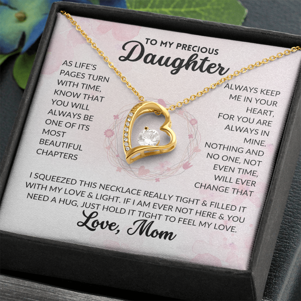Forever Love Necklace - To My Daughter, From Mom