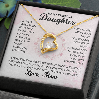 Forever Love Necklace - To My Daughter, From Mom