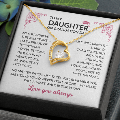 I'm So Proud Of You - Graduation Necklace, To My Daughter