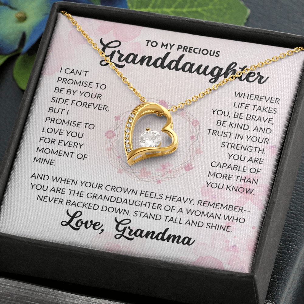 Forever Love Necklace - To My Granddaughter, From Grandma