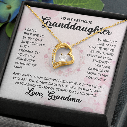 Forever Love Necklace - To My Granddaughter, From Grandma