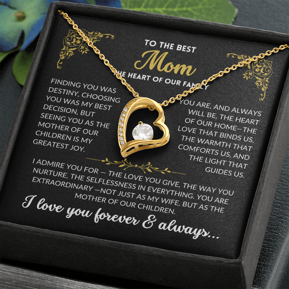 You Are My Best Decision- To My Wife, The Best Mom (Black Background)