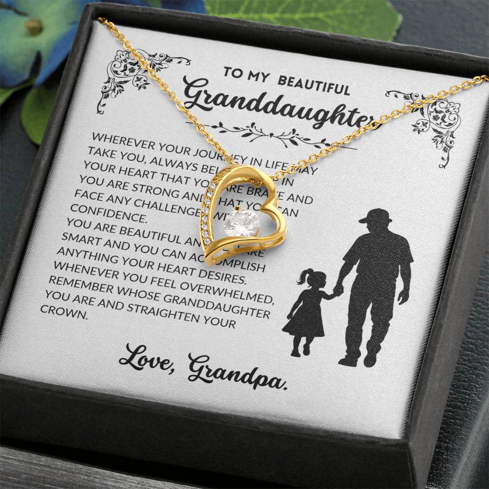 To My Beautiful Granddaughter - A005