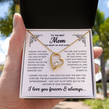 (Almost Sold Out) You Are My Best Decision - To The Best Mom, Heart of Our Family (B/W)